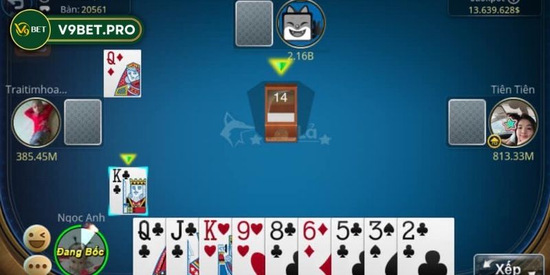 Cách chơi bài Phỏm V9BET